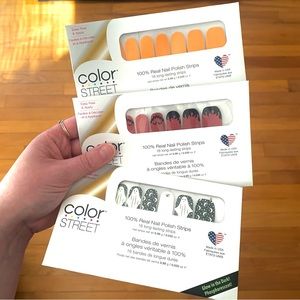 Color Street 3 pack of Halloween Nail Polish Strips
